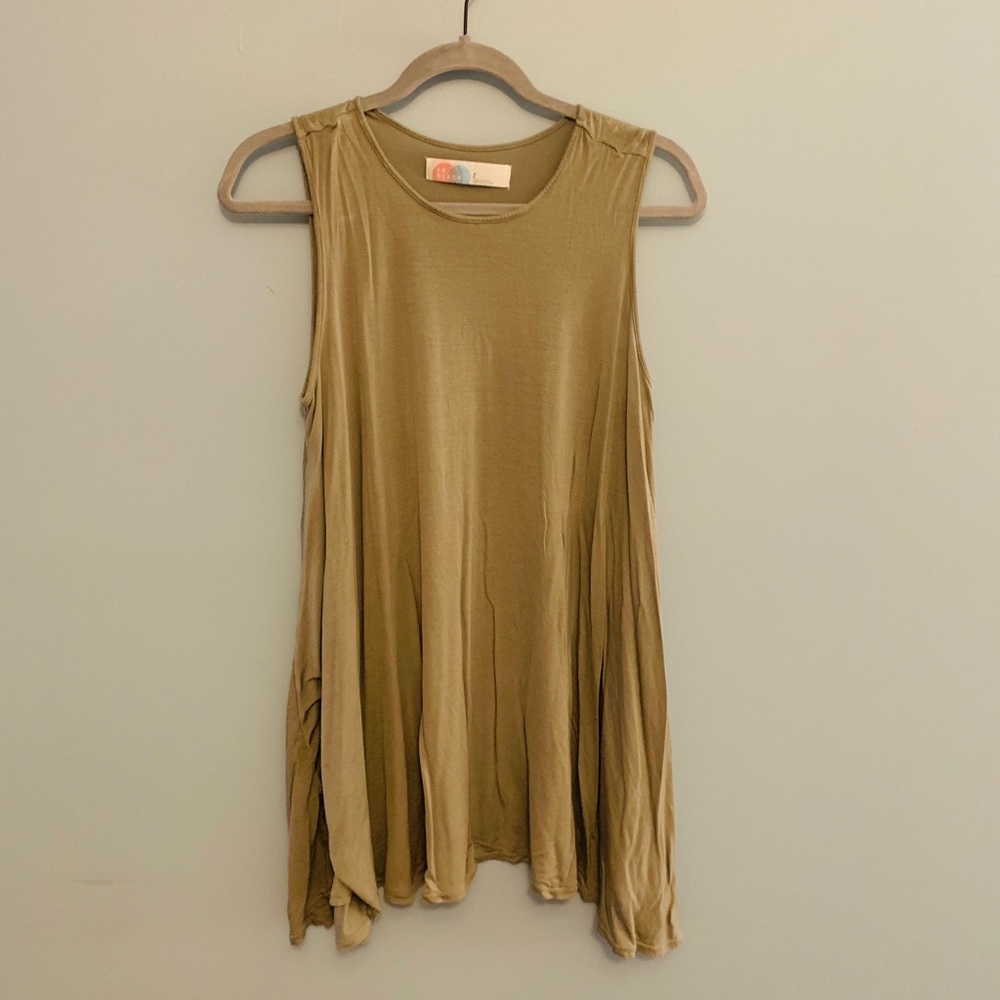 🏝FP Beach Olive Green Tunic Top